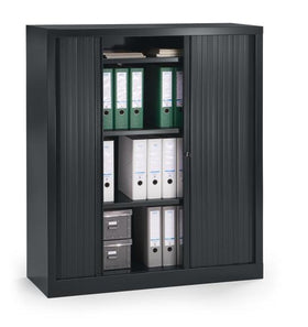 Roldeurkast H: 136 cm x Br: 100 cm x D: 43 cm (model Vinco)