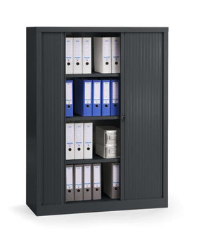 Roldeurkast H: 160,8 cm x Br: 100 cm x D: 43 cm (model Vinco)