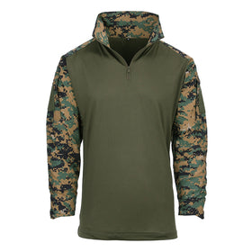 Tactical shirt UBAC Warrior met elleboogversterking digital camo