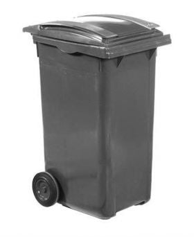 Rolcontainer in kunststof (120 liter)