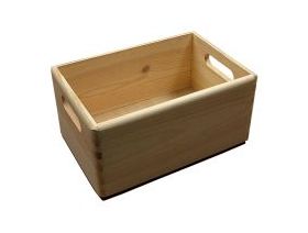 Houten opbergbox