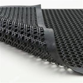 Industriële rubberen mat