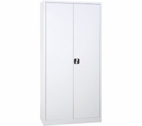 Metalen kast - H: 180 cm x Br: 80 cm x D: 38 cm