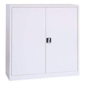 Metalen kast - H: 100 cm x Br: 80 cm x D: 38 cm