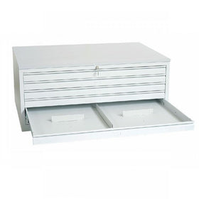 Plannenkast met 6 laden H: 61 cm x Br: 113 cm x D: 83 cm