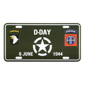 Nummerplaat D-Day White Star 6 june 1944