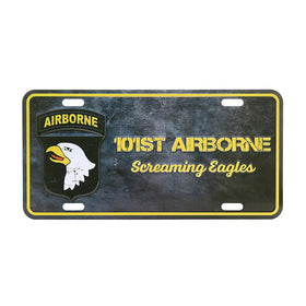 Nummerplaat 101st. Airborne screaming eagles