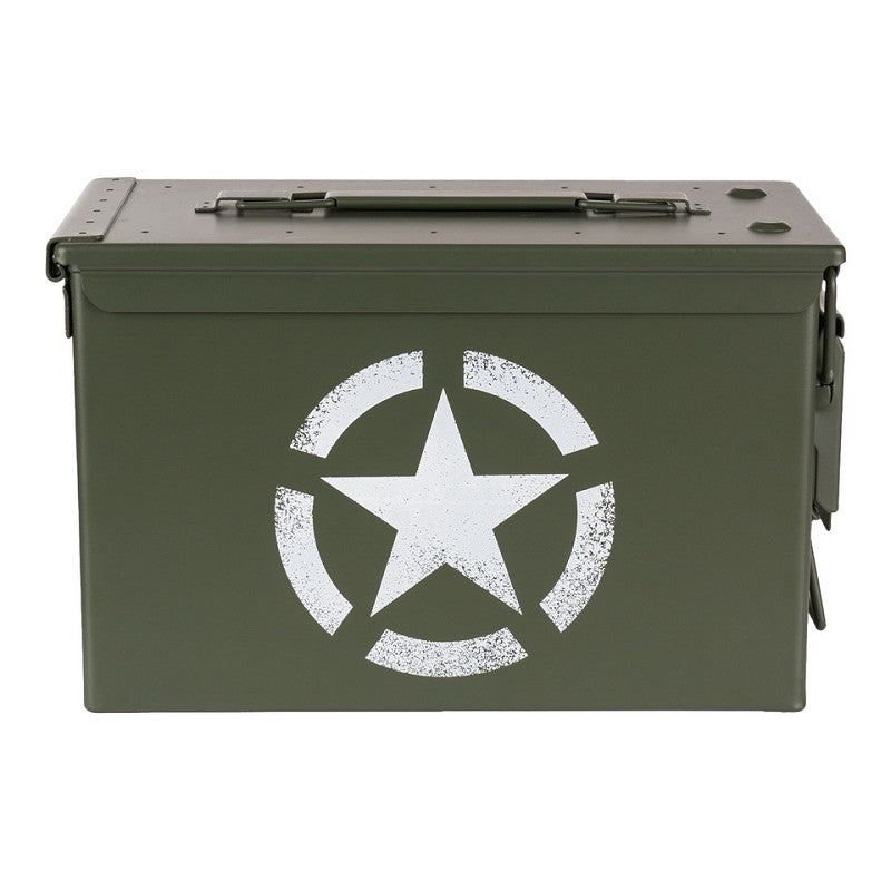 Munitiekist 50 Caliber - US army star