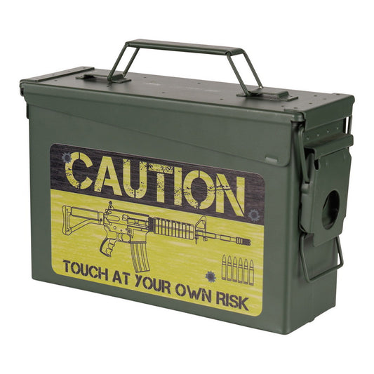 Munitiekist 30 Caliber - Caution Risk