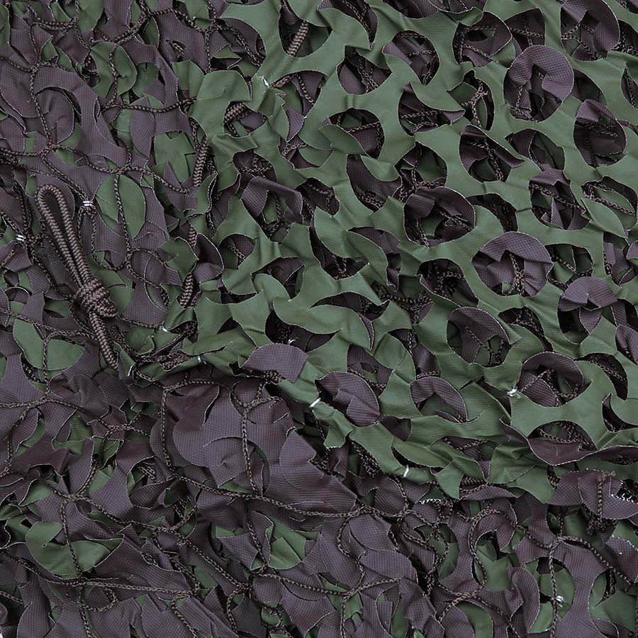 Camouflagenet met touw woodland 6x3 m