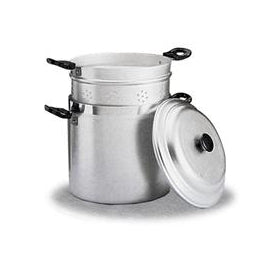 Spaghettipot in aluminium met deksel