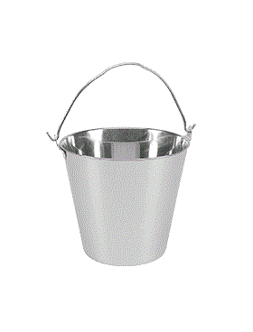 Emmer in roestvrij staal