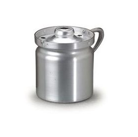 Melkkookpot in aluminium