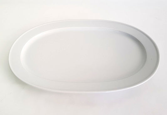 Schaal ovaal in porselein