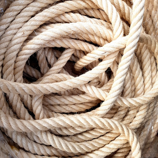 Sisal dik koord (per lopende meter) Ø: 30 mm