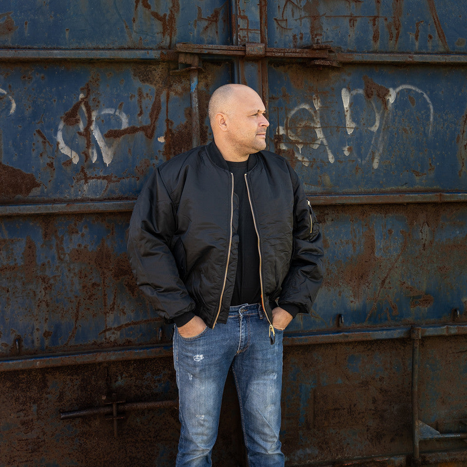 MA-1 bomberjas zwart