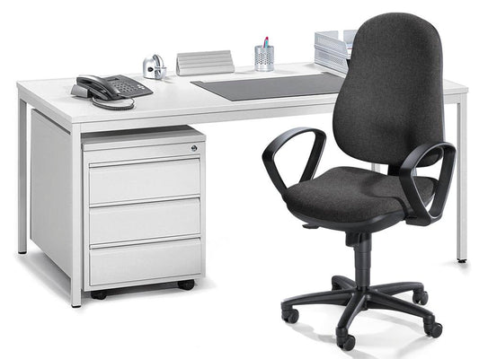 Bureautafel met/zonder losse ladeblokken