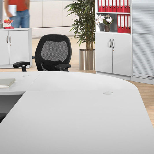 Verbindingselement voor bureau Basic M, 1/4 cirkel