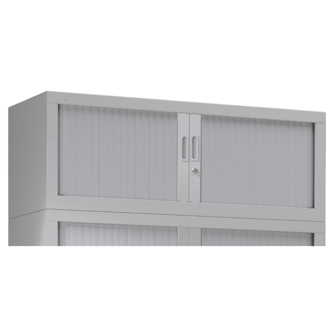 Roldeurkast: Opzetkast H: 44 cm x Br: 100 cm x D: 43 cm (model Vinco)