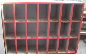 Vakken rek volledig in metaal