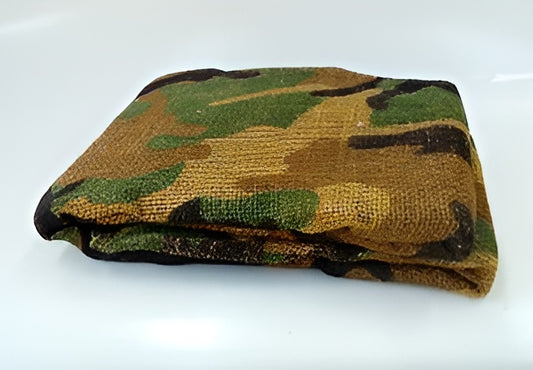 Jute doek camouflagemotief