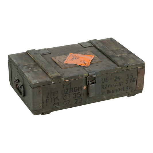 Houten legerkist 48 x 28 x 16 cm