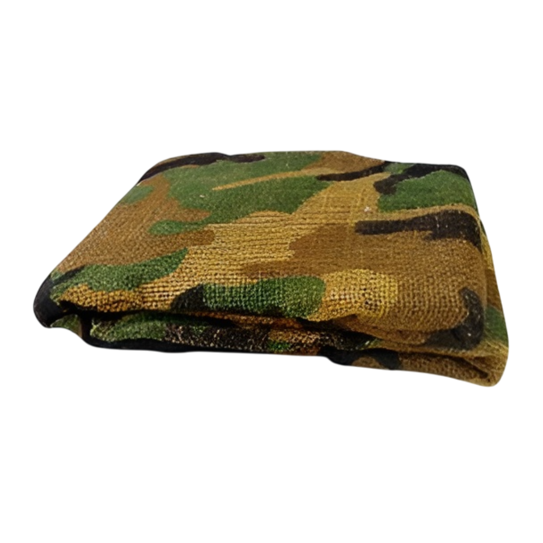 Jute doek camouflagemotief