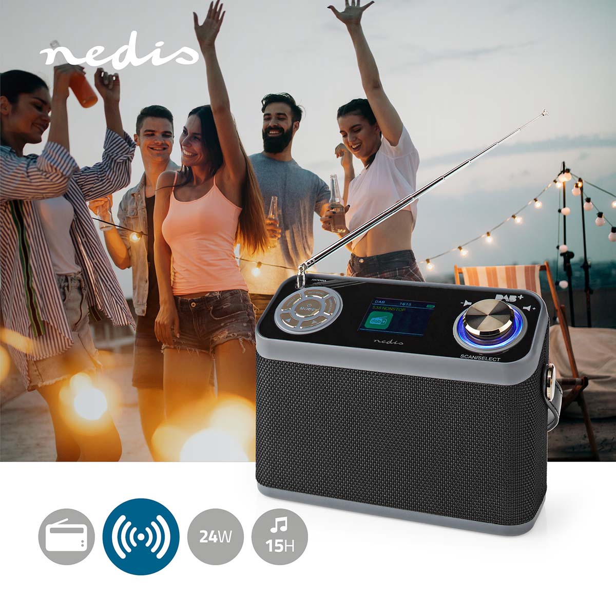 DAB+ FM noodradio