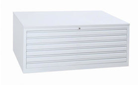 Plannenkast met 6 laden H: 61 cm x Br: 113 cm x D: 83 cm