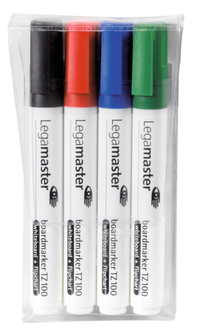 Etui met 4 markers