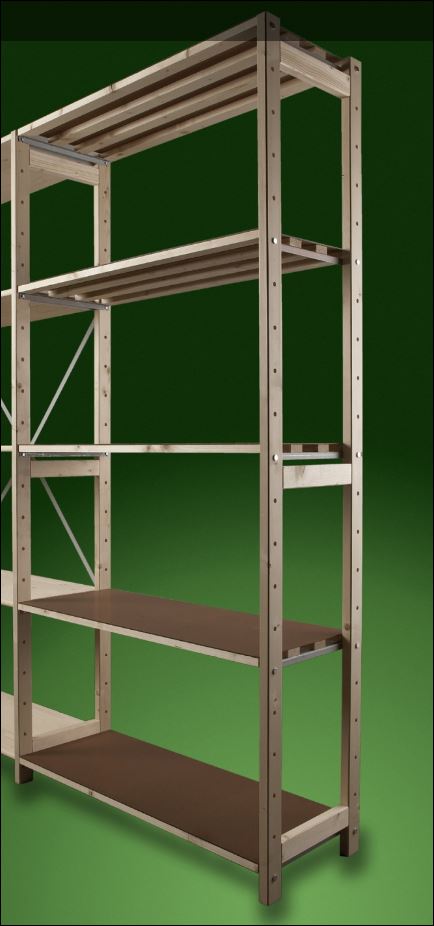 Houten rek