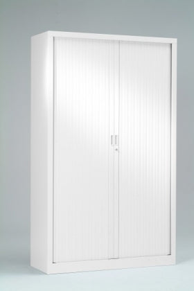 Roldeurkast wit - H: 1,98 m x Br: 1,20 m x D: 0,45 m ( model Vinco )