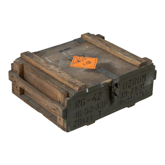 Houten legerkist 49 x 37 x 19 cm