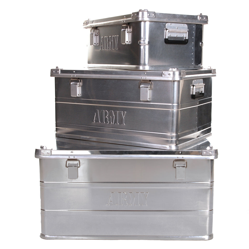 Koffer in aluminium