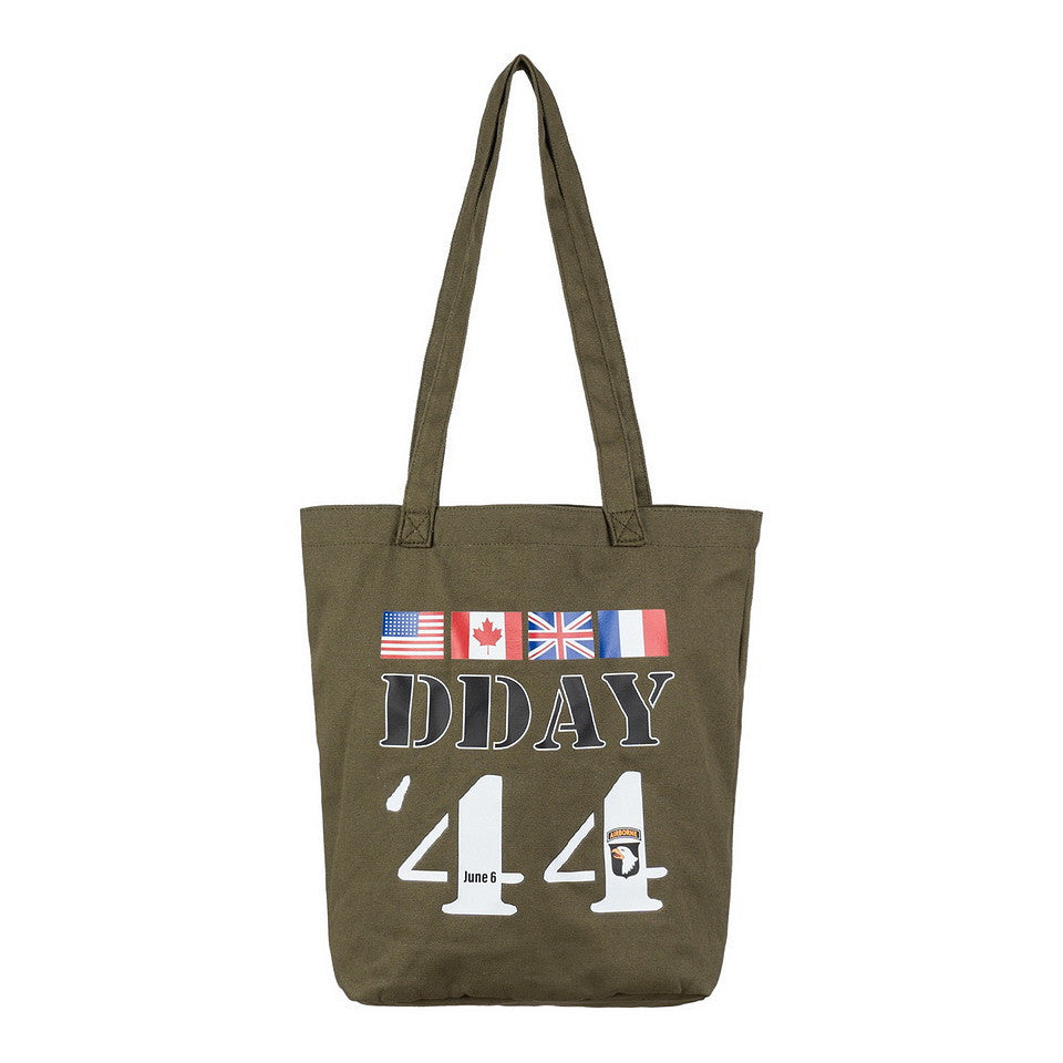 Canvas draagtas D-Day 80 vlaggen