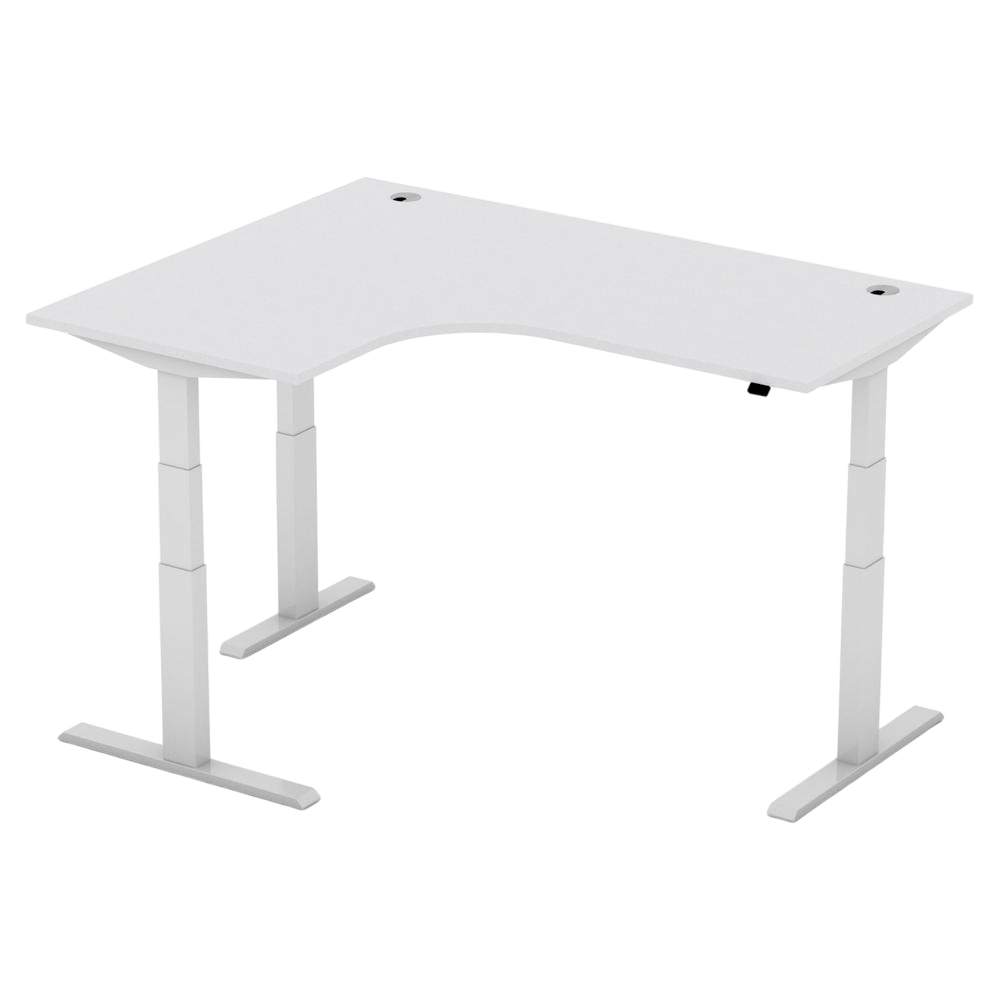 Elektrisch hoogte verstelbare zit-sta hoekbureau linkszijdig COMFORT