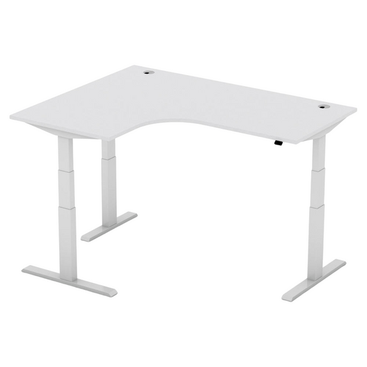 Elektrisch hoogte verstelbare zit-sta hoekbureau linkszijdig COMFORT