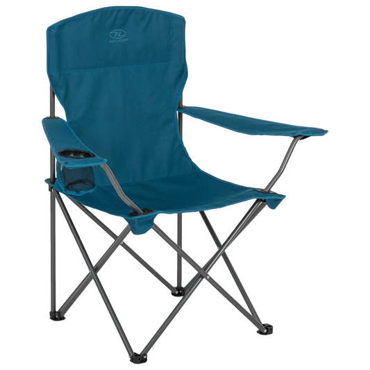 Kampeerstoel marine blauw