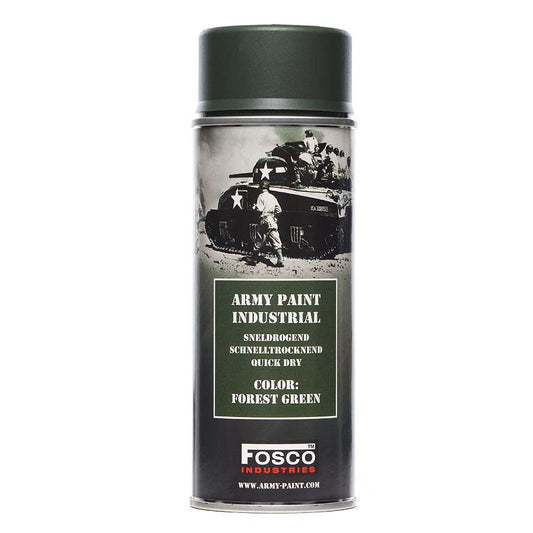 Spuitbus legerverf: FOREST GREEN