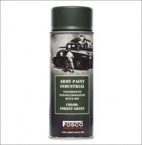Spuitbus legerverf: FOREST GREEN