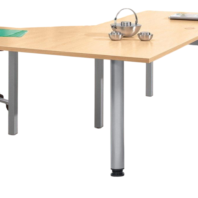 Verbindingselement voor bureau Basic M, vierkant