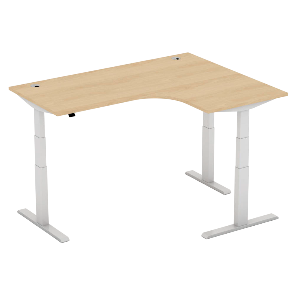 Elektrisch hoogte verstelbare zit-sta hoekbureau rechtszijdig COMFORT