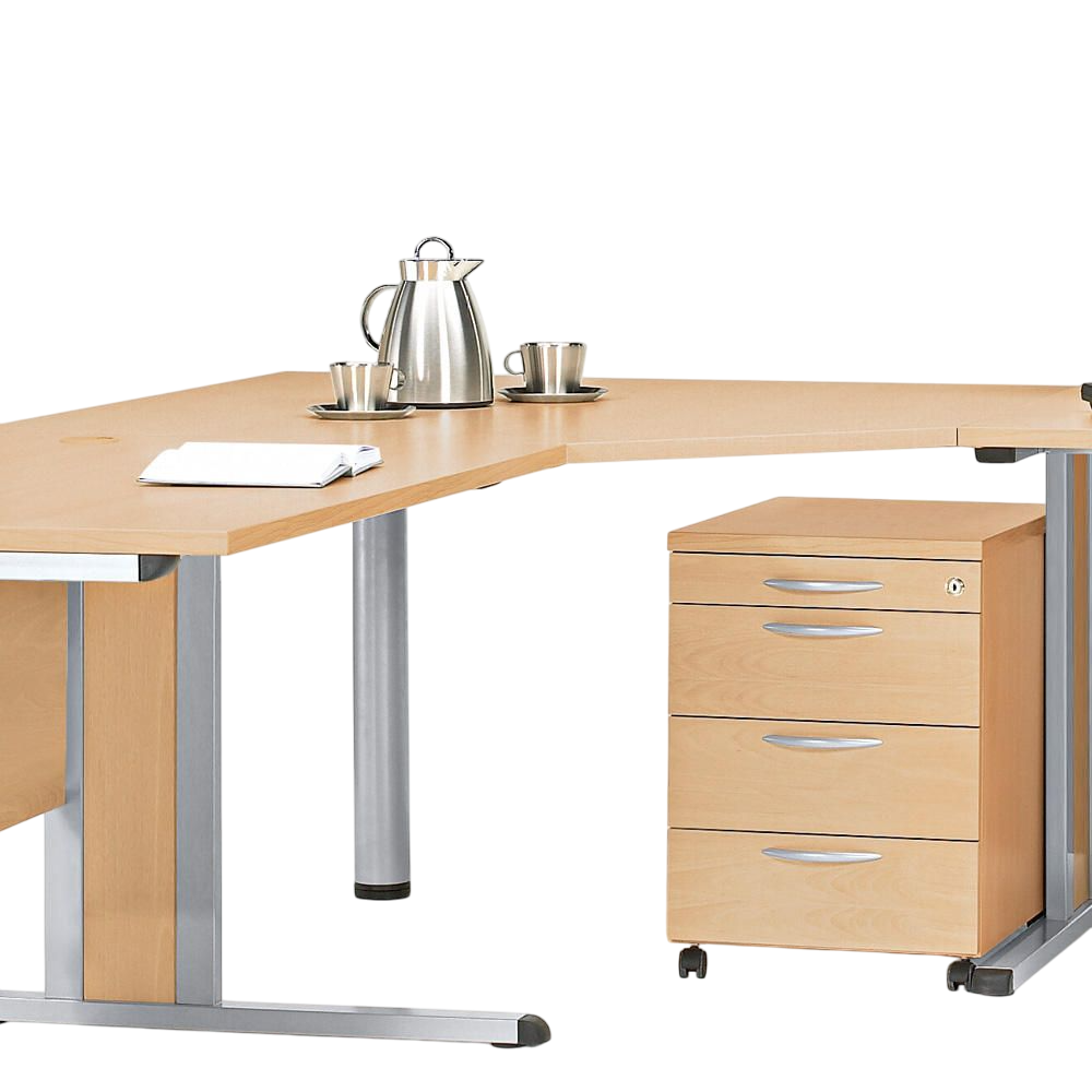 Verbindingselement voor bureau Basic M, vierkant