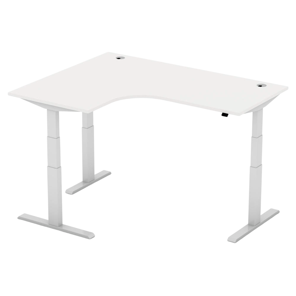 Elektrisch hoogte verstelbare zit-sta hoekbureau linkszijdig COMFORT
