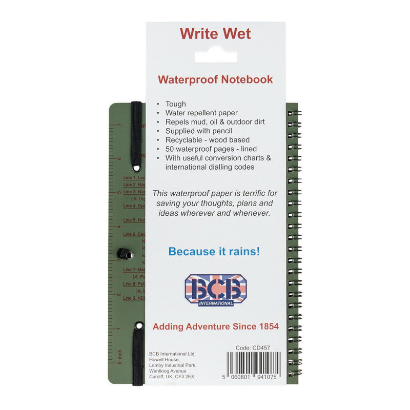 Waterproof notitieblok