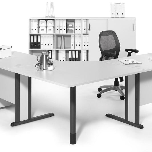 Verbindingselement voor bureau Basic M, vierkant