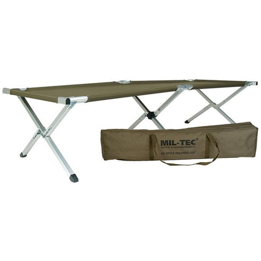 Veldbed met onderstel in aluminium