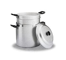 Spaghettipot in aluminium met deksel