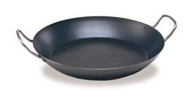 Paellapan in metaal