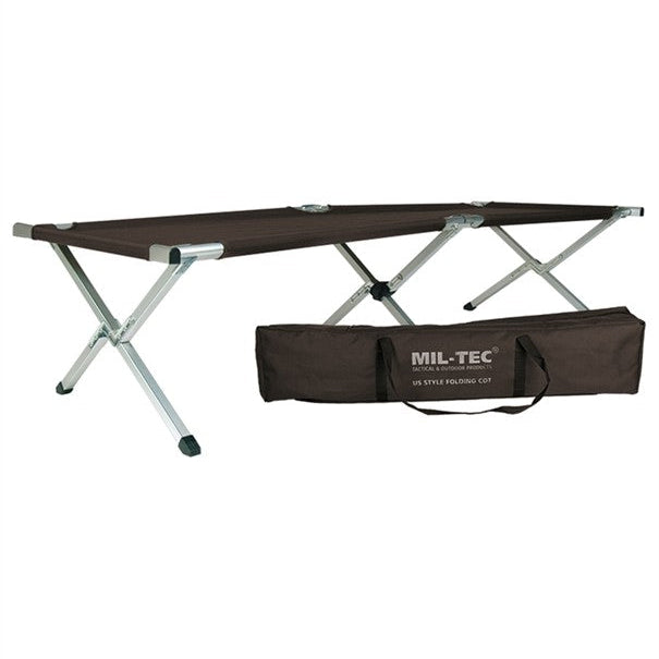 Veldbed met onderstel in aluminium